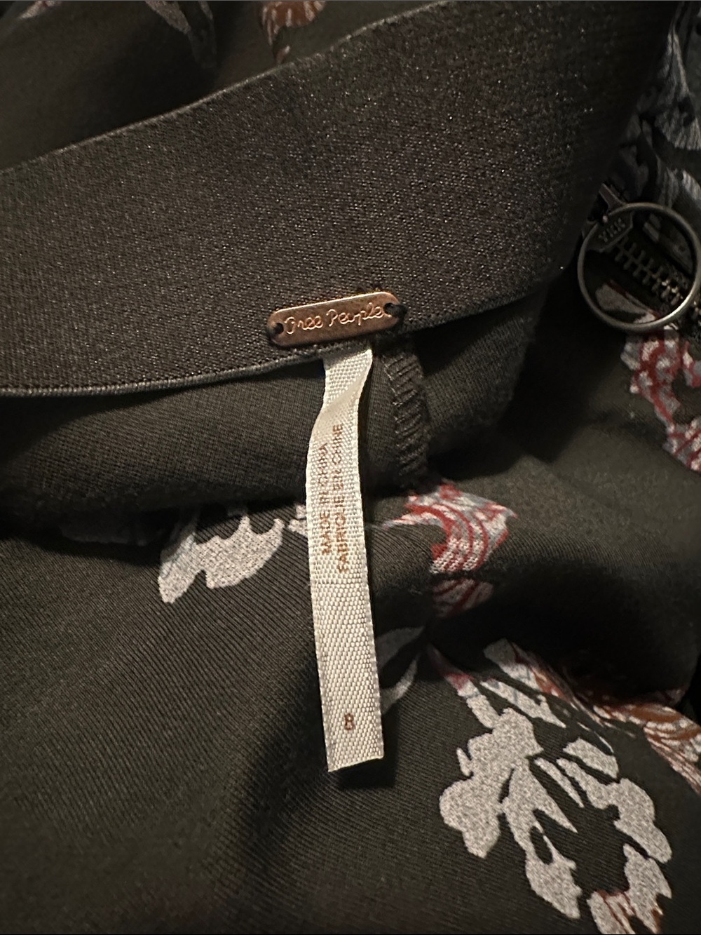 New Free People Boho Floral Flare Pants - Picture 6 of 7